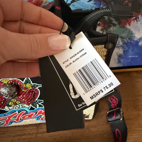 NWT Ed Hardy Bundle Tote & Perfume - Picture 7 of 16